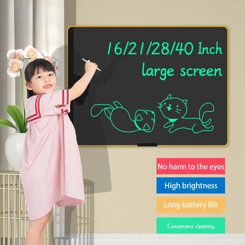 16/21 Inch Rechargeable Lcd Blackboard Writing Tablet Electronic Drawing Board Graphic Doodle Handwriting Pads Gifts